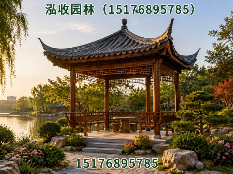 吴忠京津冀防腐木工程展示图